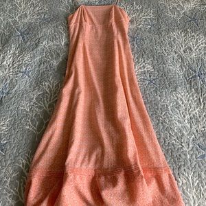 🥳express peach pink dress